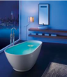 Cipriano Acrylic Modern Bathtub